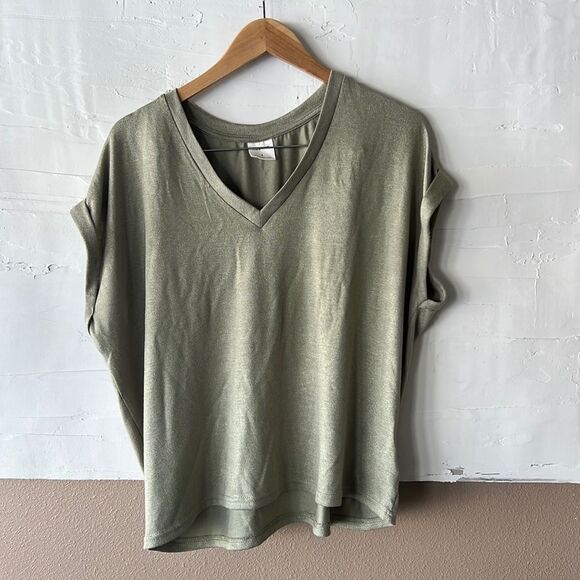 MOD ref women’s size small V-neck oversized T-shirt - Picture 1 of 3